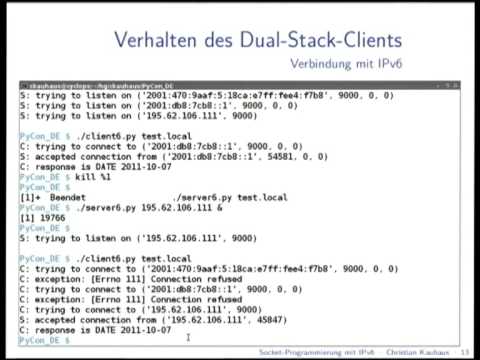 Image from IPv6-Socketprogrammierung mit Python